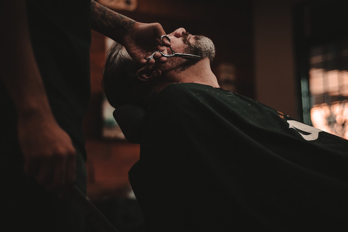 Barbershop interior