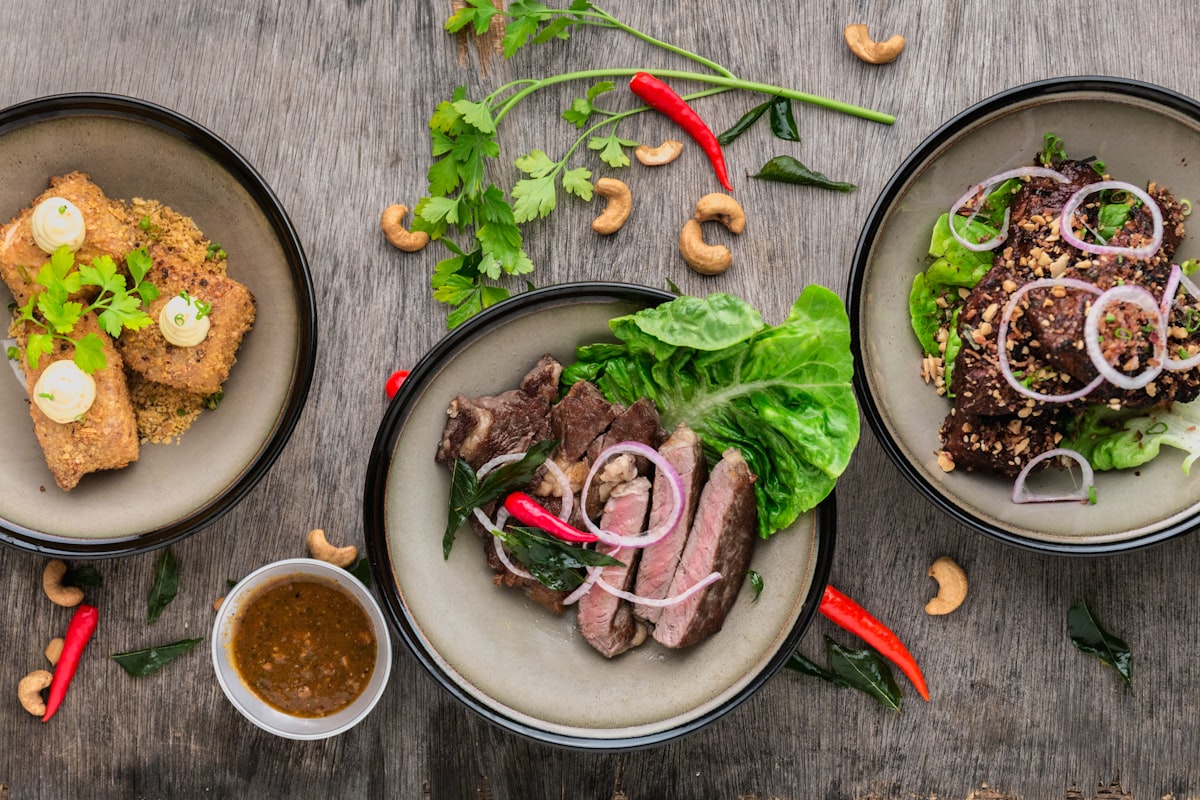 Plated food